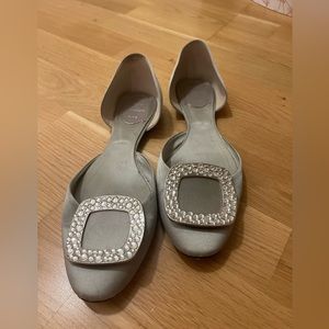 Roger Vivier Grey Crystal embellished Chips Size 38